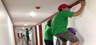 phương pháp vệ sinh tường trần nhà cửa tại tphcm